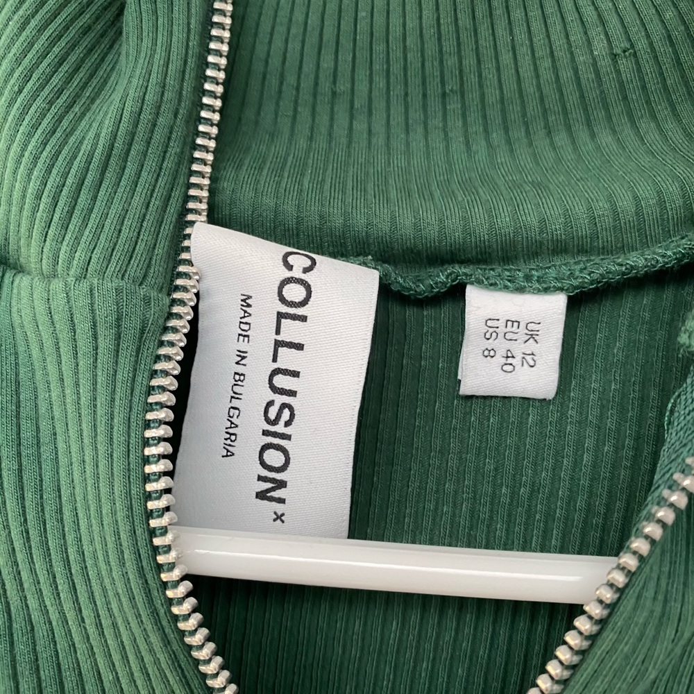 Mock Turtle Ribbed Mini Dress - Picture 3 of 3